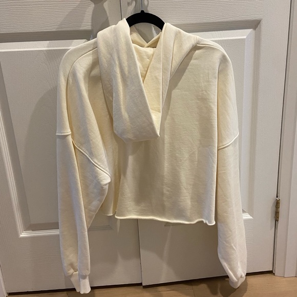 DREW House Authentic Cropped Hoodie Off White FW22 - Picture 2 of 3
